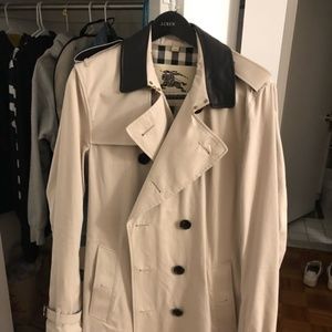Burberry Lamb Leather Neck Trench